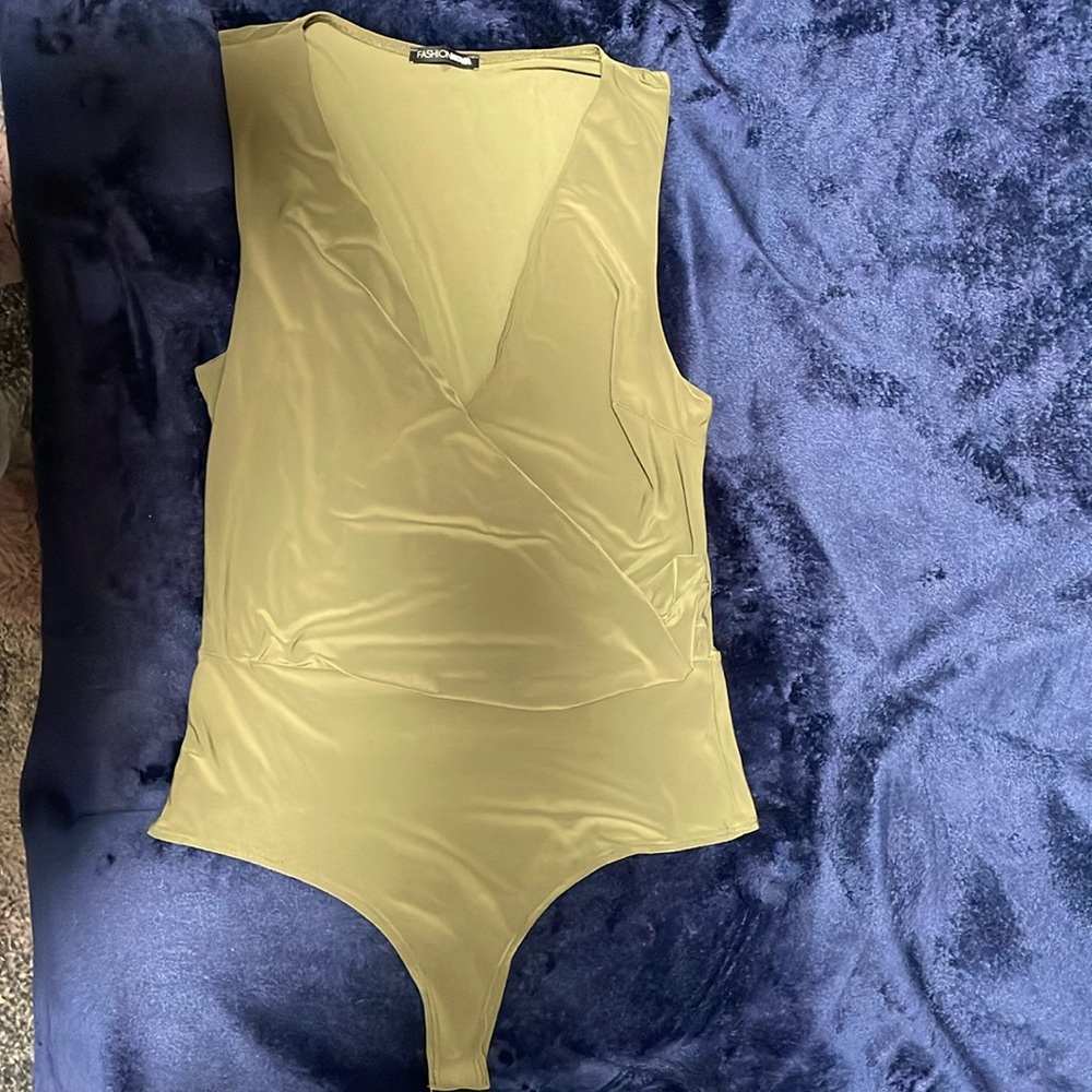 Green body suit
